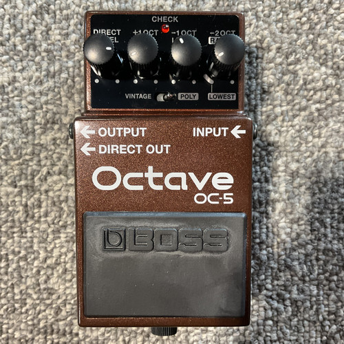 Vist Large View of Product Image Which is Used BOSS OC-5 OCTAVE Guitar Pedal