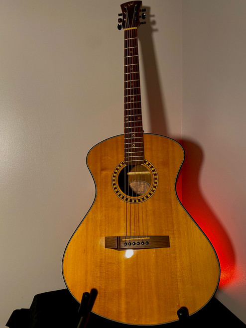 Vist Large View of Product Image Which is Used Andrew White EOS 110 NAT ACOUSTIC GUITAR Solid Top Acoustic Guitar Natural