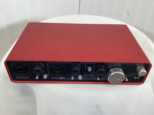 Vist Large View of Product Image Which is Used Focusrite SCARLETT 2I4 1ST GEN Computer Interface 2 A/D Recording Inputs