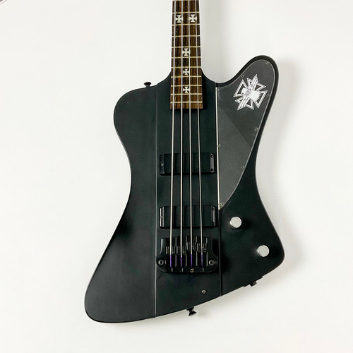 Vist Large View of Product Image Which is Used Epiphone Nikki Sixx Blackbird Modded Bass Guitar Black 4-String