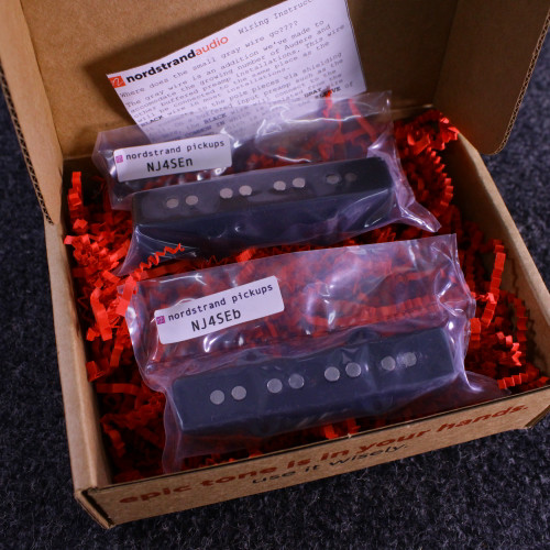 Vist Large View of Product Image Which is Used NORDSTRAND NJ4SE J BASS NOISE CANCEL PUP Guitar Pickup