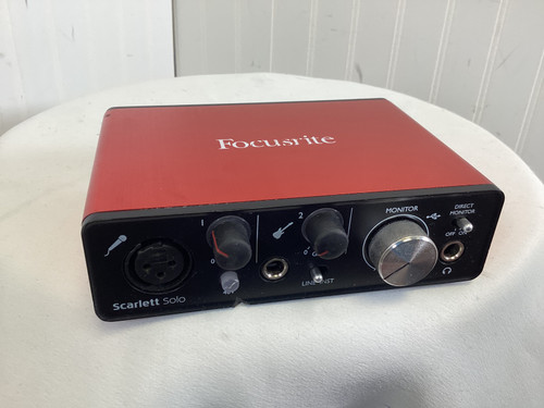 Vist Large View of Product Image Which is Used Focusrite SCARLETT SOLO 3RD GEN Computer Interface 2 A/D Recording Inputs