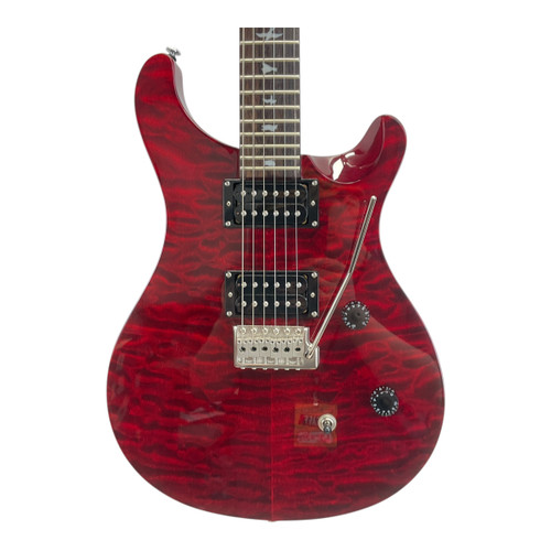 Vist Large View of Product Image Which is Used Paul Reed Smith - PRS Custom Se 24 Double Cut Electric Guitar Red 6-String