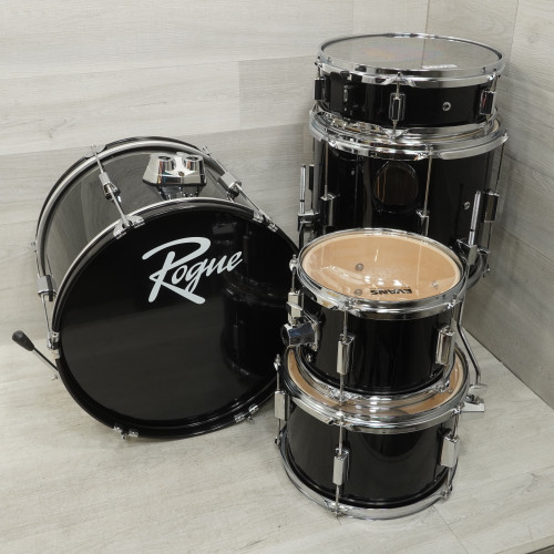 Vist Large View of Product Image Which is Used Rogue 5pc Drum Shells And Hardware Black