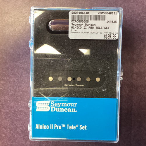 Vist Large View of Product Image Which is Used Seymour Duncan ALNICO II PRO TELE SET Guitar Pickup