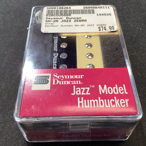 Vist Large View of Product Image Which is Used Seymour Duncan SH-2N JAZZ ZEBRA Guitar Pickup