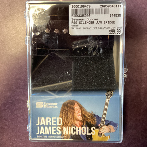 Vist Large View of Product Image Which is Used Seymour Duncan P90 SILENCER JJN BRIDGE Guitar Pickup
