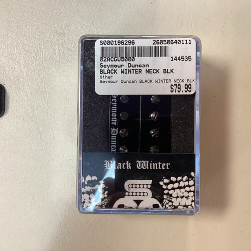 Vist Large View of Product Image Which is Used Seymour Duncan BLACK WINTER NECK BLK Guitar Pickup