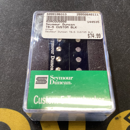 Vist Large View of Product Image Which is Used Seymour Duncan TB-5 CUSTOM BLK Guitar Pickup