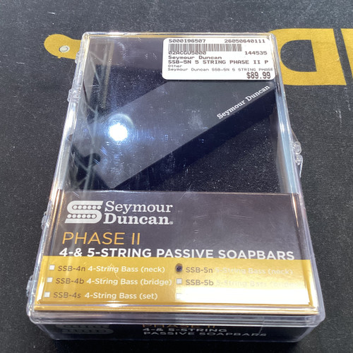 Vist Large View of Product Image Which is Used Seymour Duncan SSB-5N 5 STRING PHASE II PASSIVE Guitar Pickup