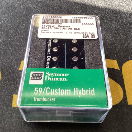 Vist Large View of Product Image Which is Used Seymour Duncan TB-16 59/CUSTOM BLK Guitar Pickup