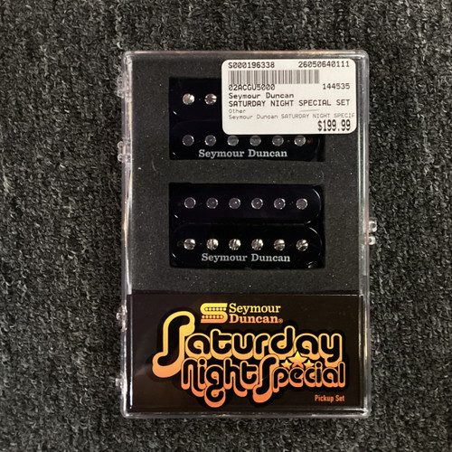 Vist Large View of Product Image Which is Used Seymour Duncan SATURDAY NIGHT SPECIAL SET BLACK Guitar Pickup