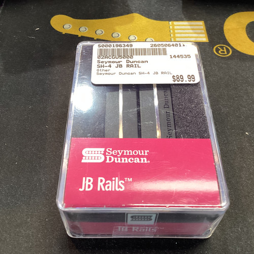 Vist Large View of Product Image Which is Used Seymour Duncan BLACK WINTER RAIL BRIDGE BLK Guitar Pickup