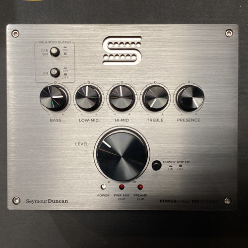 Vist Large View of Product Image Which is Used Seymour Duncan POWERSTAGE 100 STEREO Solid State Rackmount Amplifier Head
