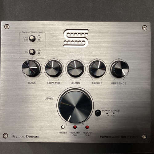 Vist Large View of Product Image Which is Used Seymour Duncan POWERSTAGE 100 STEREO Solid State Rackmount Amplifier Head