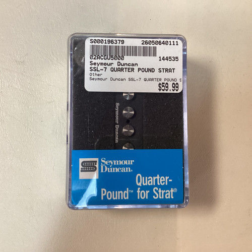 Vist Large View of Product Image Which is Used Seymour Duncan SSL-7 QUARTER POUND STRAT Guitar Pickup