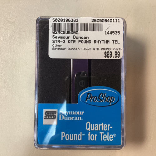 Vist Large View of Product Image Which is Used Seymour Duncan STR-3 QTR POUND RHYTHM TELE Guitar Pickup
