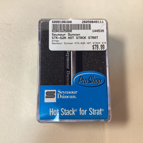 Vist Large View of Product Image Which is Used Seymour Duncan STK-S2N HOT STACK STRAT Guitar Pickup