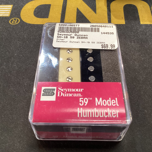 Vist Large View of Product Image Which is Used Seymour Duncan SH-1B 59 ZEBRA Guitar Pickup
