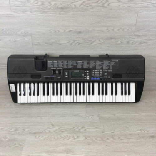 Vist Large View of Product Image Which is Used Casio CTK-720 W/AC 61-Key Keyboard 61-Key
