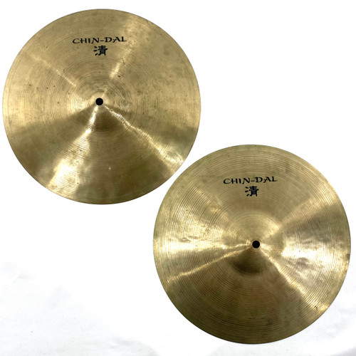 Vist Large View of Product Image Which is Used Chin Dal Thin Hi Hat Cymbals 14" AS-IS