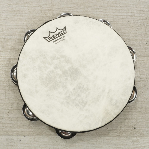 Vist Large View of Product Image Which is Used Remo Fiberskyn Double Row Tambourine