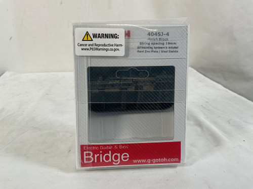 Vist Large View of Product Image Which is Used Gotoh 404SJ-4 BASS BRIDGE 19 MM SPACING Guitar Hardware