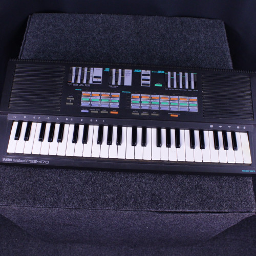 Vist Large View of Product Image Which is Used Yamaha PSS-470 W/ PWR Vintage 49-Key Keyboard 49-Key