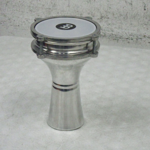 Vist Large View of Product Image Which is Used Meinl hand Hammered Aluminum Mini Darbuka Djembe
