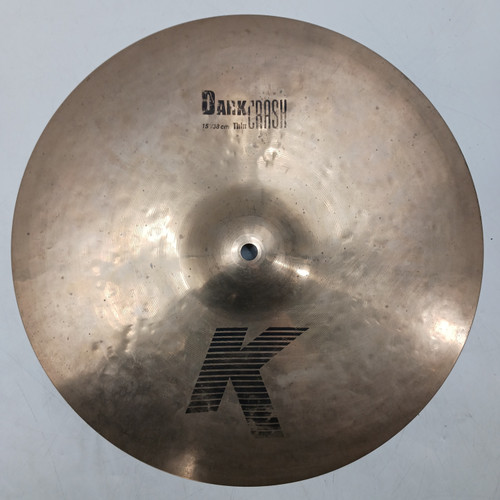 Vist Large View of Product Image Which is Used Zildjian 15 IN K DARK THIN CRASH Crash Cymbal 15"