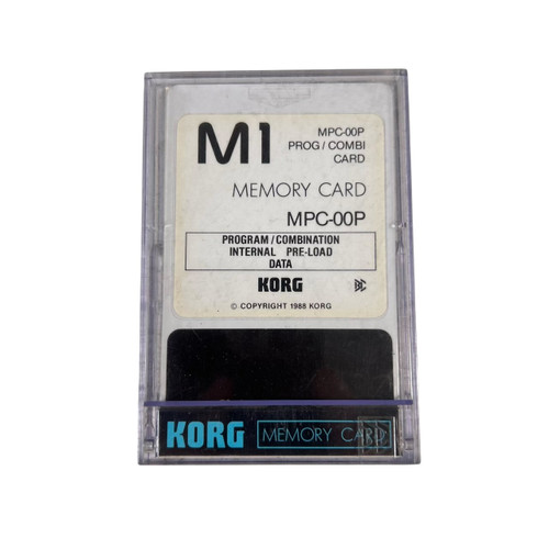 Vist Large View of Product Image Which is Used Korg M1 MPC-00P Program Combination Card Memory Card