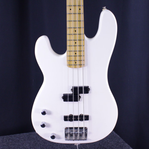Vist Large View of Product Image Which is Used STAGE HD1200 BASS LEFT HANDED Vintage P Type Bass Guitar White 4-String