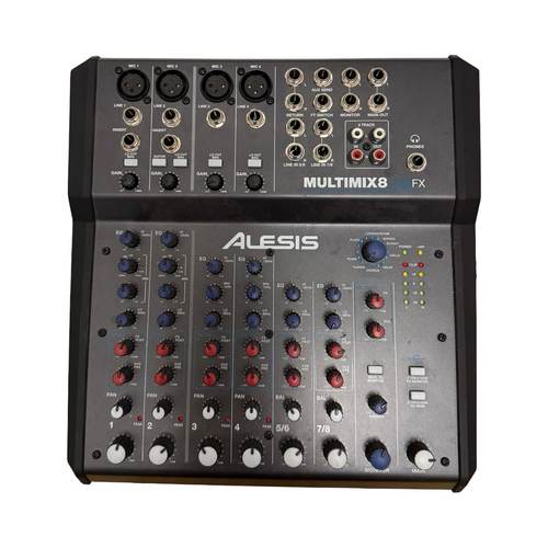 Vist Large View of Product Image Which is Used Alesis MULTIMIX8 Compact Mixer