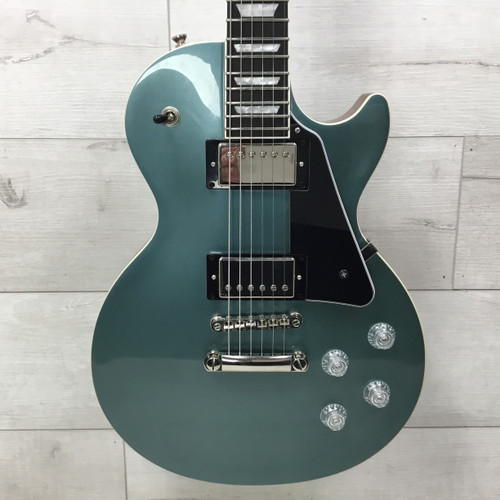 Vist Large View of Product Image Which is Used Epiphone Les Paul Modern Faded Pelham Blue Electric Guitar