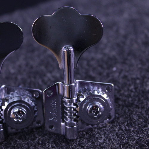 Vist Large View of Product Image Which is Used Schaller BASS TUNERS 4 INLINE Guitar Hardware