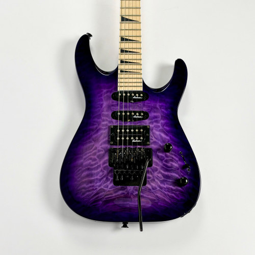 Vist Large View of Product Image Which is Used Jackson JS34Q Dinky Electric Guitar Purple 6-String