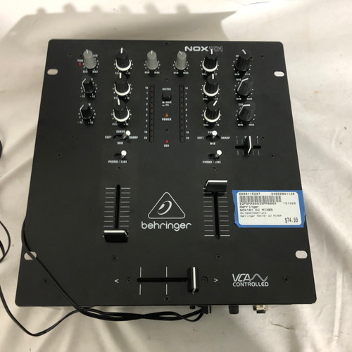 Vist Large View of Product Image Which is Used Behringer NOX101 DJ MIXER Rackmount Mixer