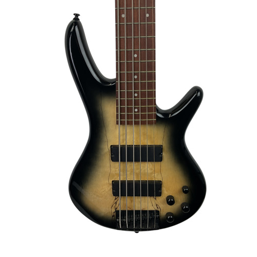 Vist Large View of Product Image Which is Used Ibanez GSR206SM Bass Guitar Honey Burst 6-String