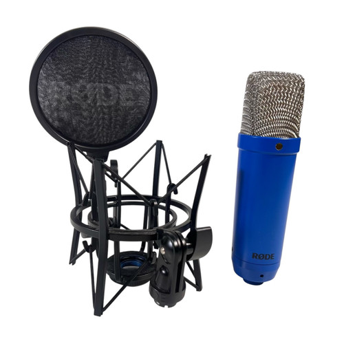 Vist Large View of Product Image Which is Used RØDE NT1 Large-Diaphragm Condenser Microphone w/ Shock Mount