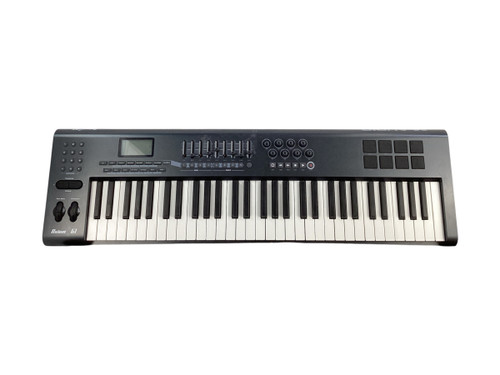 Vist Large View of Product Image Which is Used M-Audio AXIOM 61 CONTROLLER AS IS -FADERS