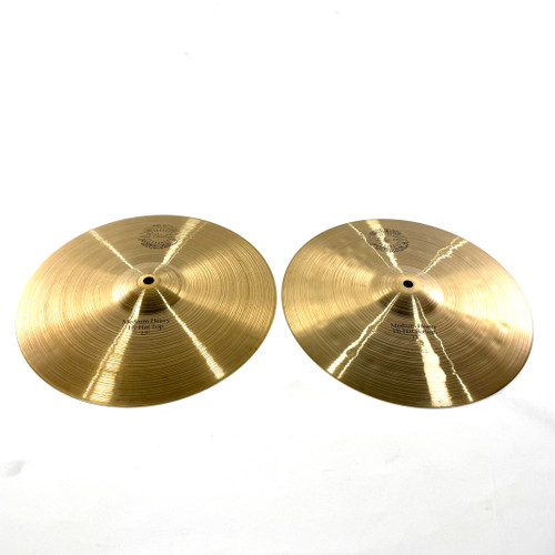 Vist Large View of Product Image Which is Used Paiste Sound Formula Medium/Heavy Hi Hat Cymbals 13"
