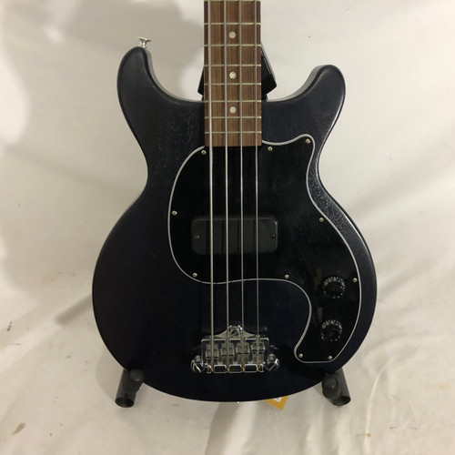 Vist Large View of Product Image Which is Used Gibson LES PAUL JUNIOR BASS Bass Guitar Blue 4-String