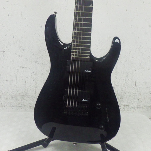 Vist Large View of Product Image Which is Used Jackson 7 String Dinky S Type Electric Guitar Black 6-String