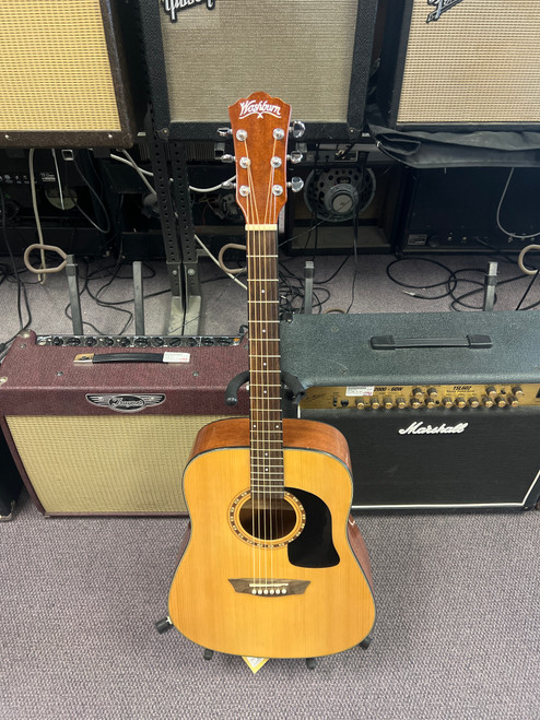 Vist Large View of Product Image Which is Used Washburn WD5K Laminate Top Acoustic Guitar Natural