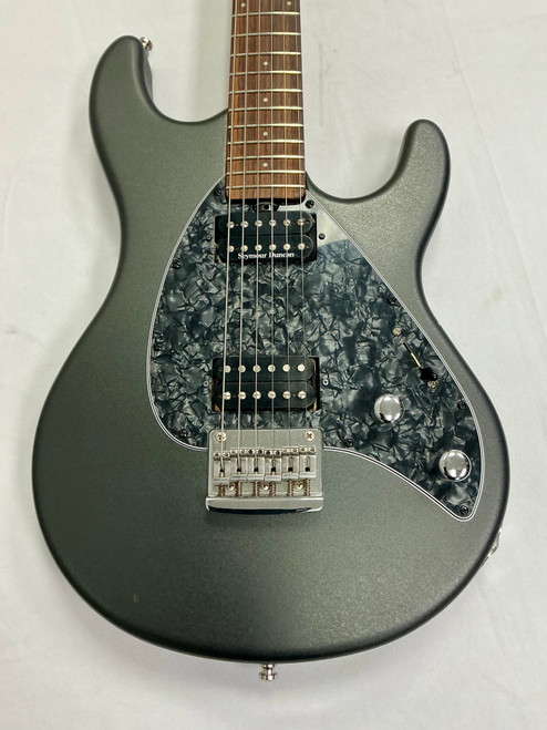 Vist Large View of Product Image Which is Used Ernie Ball MUSIC MAN SUB 1 Modern Metal Electric Guitar Black 6-String