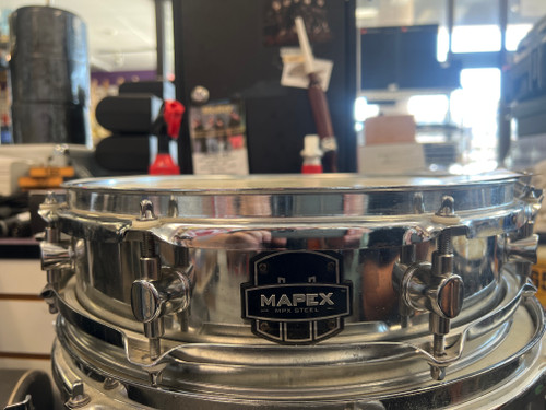 Vist Large View of Product Image Which is Used Mapex STEEL PICCOLO SNARE Metal Snare Drum 13"
