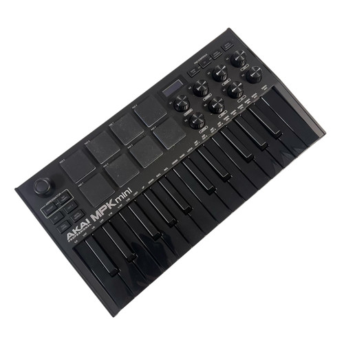 Vist Large View of Product Image Which is Used Akai MPK Mini Blackout 25-Key USB MIDI Keyboard Controller