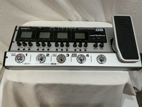 Vist Large View of Product Image Which is Used Zoom G5 TUBE BOOSTER Floorboard Amp Modeling + FX