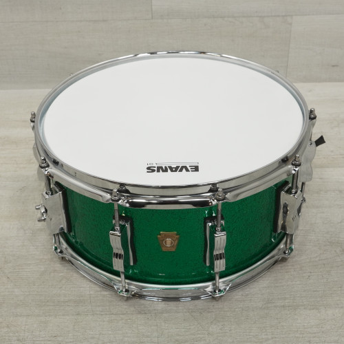 Vist Large View of Product Image Which is Used Ludwig 14x6.5 Classic Maple Green Sparkle