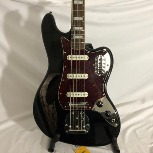Vist Large View of Product Image Which is Used Squier BASS VI Bass Guitar Black 6-String